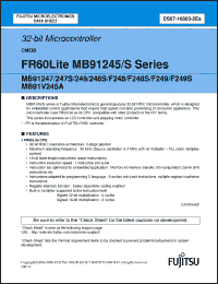 Click here to download MB91245 Datasheet