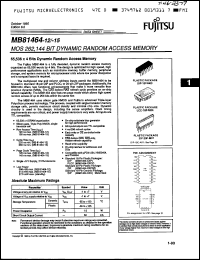 Click here to download MB81464-15 Datasheet