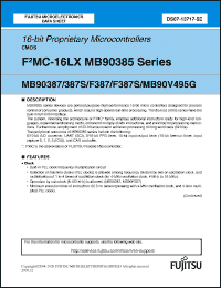 Click here to download MB90F387PMT Datasheet