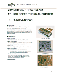 Click here to download FTP-627MCL601 Datasheet