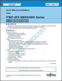 Click here to download MB95F434HP-G-SH-SNE2 Datasheet