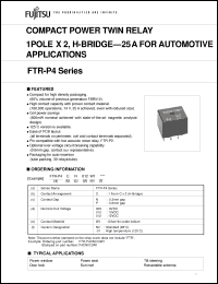 Click here to download FTR-P4CN010W1-01 Datasheet