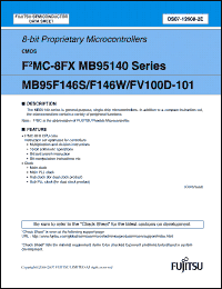 Click here to download MB95F146SPFM Datasheet