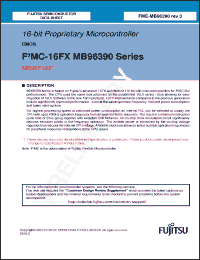Click here to download MB96F395RSA Datasheet