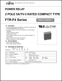 Click here to download FTR-F4AK048T Datasheet