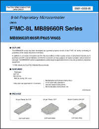 Click here to download MB89660R Datasheet