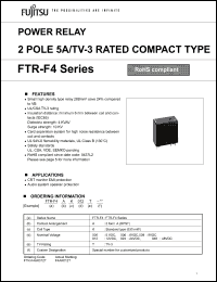 Click here to download FTR-F4AK009T Datasheet