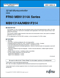 Click here to download MB91F314 Datasheet