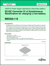 Click here to download MB39A119 Datasheet