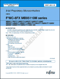 Click here to download MB95F114MW Datasheet