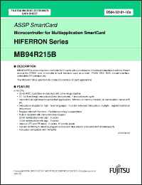 Click here to download MB94R215B_1 Datasheet