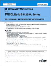 Click here to download MB91V265A Datasheet