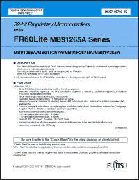 Click here to download MB91F267NAPMC-GE1 Datasheet