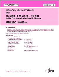 Click here to download MB82D01181E-60L Datasheet