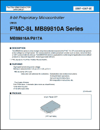 Click here to download MB89810A Datasheet