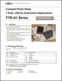 Click here to download FTR-G1CN009W1 Datasheet