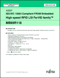 Click here to download MB89R118A-DI15 Datasheet