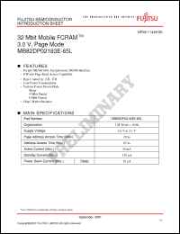 Click here to download MB82DP02183E-65L Datasheet