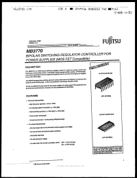 Click here to download MB3770P Datasheet