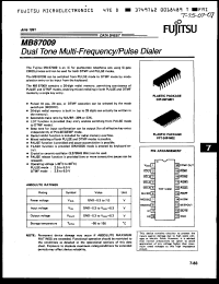 Click here to download MB87009P Datasheet