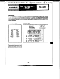 Click here to download MB89254P Datasheet