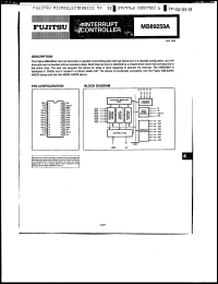 Click here to download MB89259AP Datasheet
