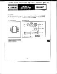Click here to download MB89284AP Datasheet