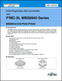 Click here to download MB89940 Datasheet