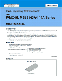 Click here to download MB89144AP-SH Datasheet
