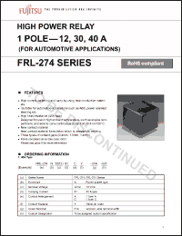 Click here to download FRL-274 Datasheet