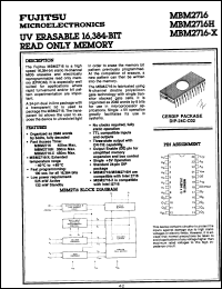 Click here to download MBM2716-X Datasheet