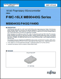 Click here to download MB90F444G Datasheet
