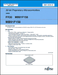 Click here to download MB91F158PFF-G Datasheet