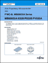 Click here to download MB89P935BPFV Datasheet