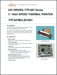 Click here to download FTP-637MCL401 Datasheet