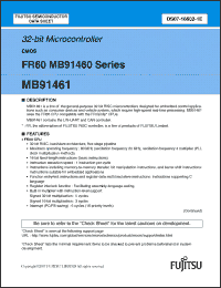 Click here to download MB91461 Datasheet