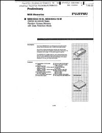 Click here to download MB8464A-15 Datasheet