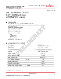 Click here to download MB82DBS08314A-80L Datasheet