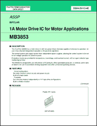 Click here to download MB3853PS Datasheet