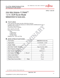Click here to download MB82DBS16164A-80L Datasheet