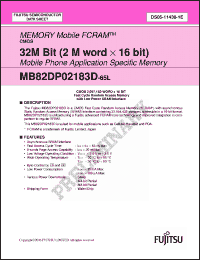 Click here to download MB82DP02183D Datasheet