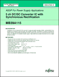 Click here to download MB39A115 Datasheet