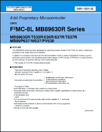 Click here to download MB89630R Datasheet