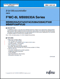 Click here to download MB89530A Datasheet