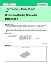 Click here to download MB90098A Datasheet