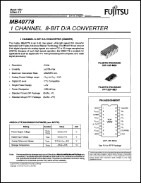 Click here to download MB40778 Datasheet