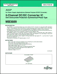 Click here to download MB3889PFT Datasheet