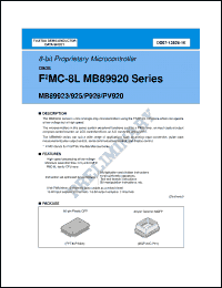 Click here to download MB8992X Datasheet
