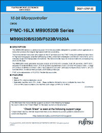 Click here to download MB90F523BPMC1 Datasheet