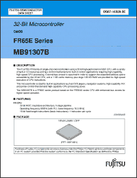 Click here to download MB91307B Datasheet